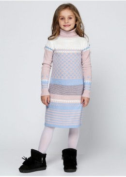 TopHat теплое вязанное платье для девочки 17088